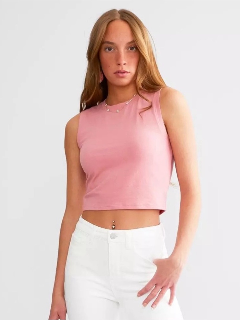 Z Supply Ivy Tank Pink Size S